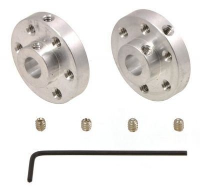 6 mm Motor Bağlantı Elemanı Çifti (M3 Sabitleme Vida Delikli) - PL-1999