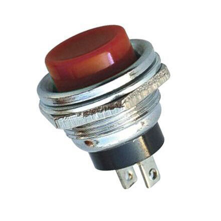 IC180 Metal Büyük Renkli Buton - Kırmızı