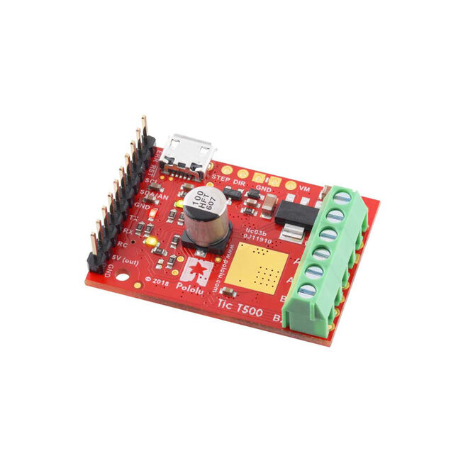 Tic T500 Step Motor Sürücü (PC-Serial-I2C-PWM-Analog)