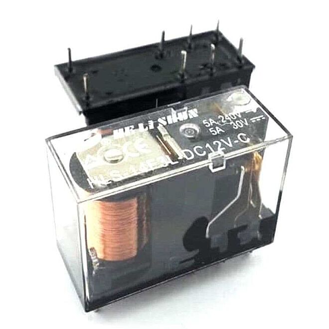 12 V 16 A Tek Kontak Röle - HLS-14F2L-DC12V-C