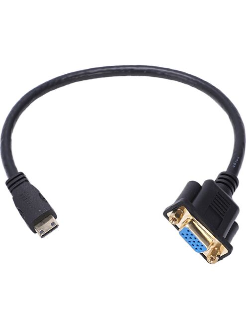 Mini HDMI-VGA Dönüştürücü Kablo