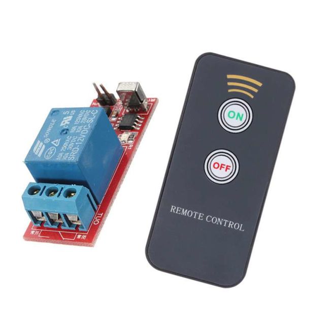 1 Kanal IR Kumandalı Röle Kartı (On/Off) - 12V