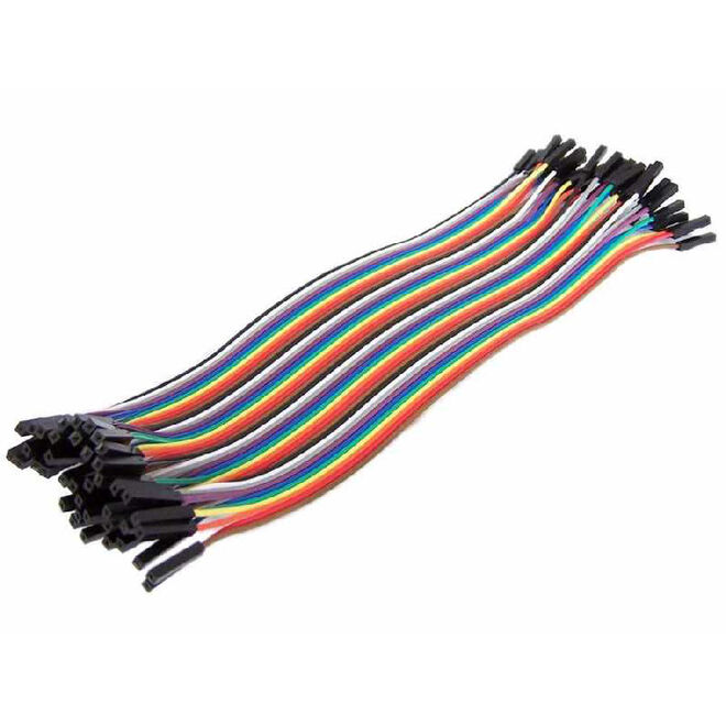 30 cm 40 Pin Ayrılabilen Dişi-Dişi F-F Jumper Kablo-300 mm