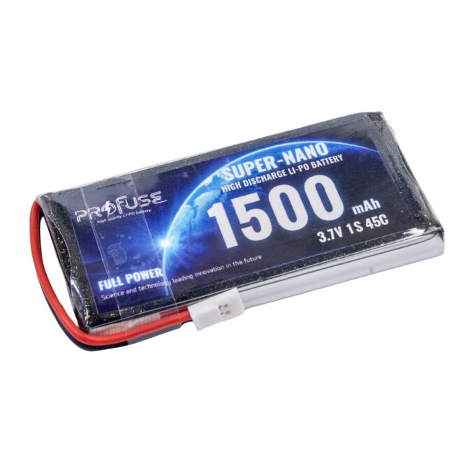 3.7 V 1S Lipo Batarya-Pil 1500 mAh 45C