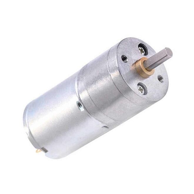 6V 25mm 12 RPM Redüktörlü DC Motor