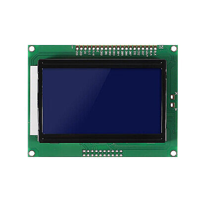 128x64 Grafik LCD, Mavi Üzerine Beyaz