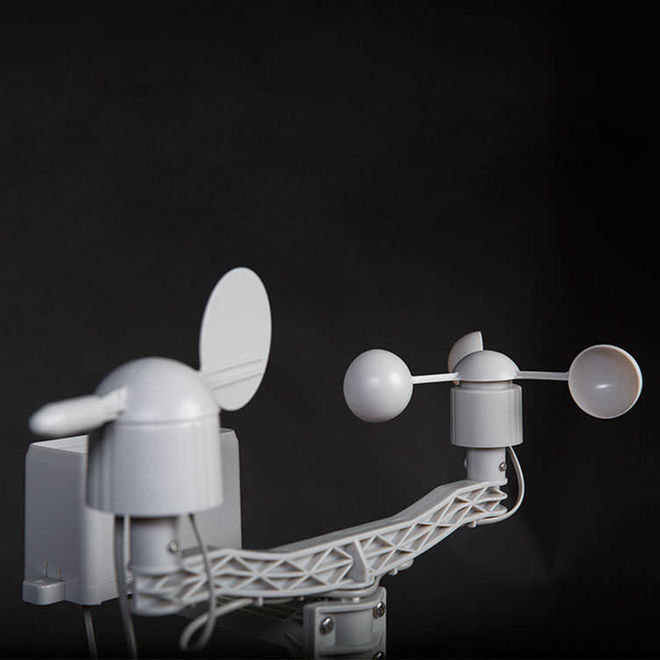 Hava İstasyon Kiti (Anemometer, Rüzgar Yönü, Su Geçirmez Kasa)