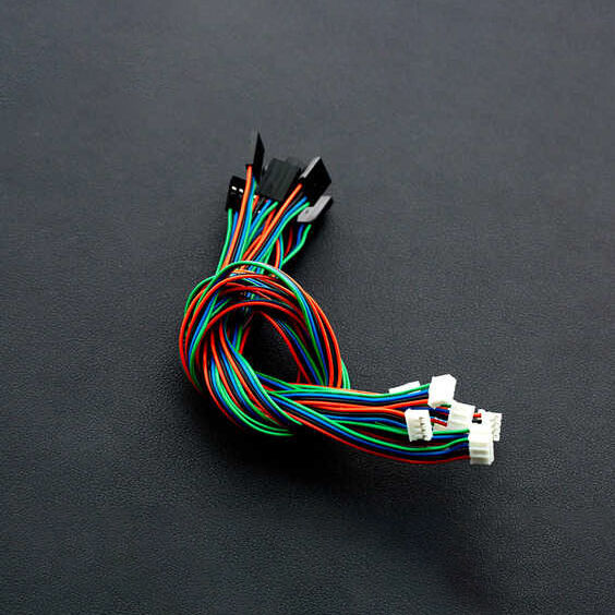Gravity: IIC-I2C-UART 4 Pin Sensör Kablosu (10'lu Paket)