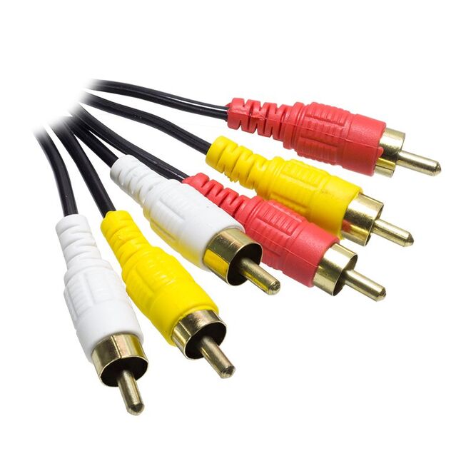 3 RCA + 3 RCA 1.5 Metre Standart RCA Kablo