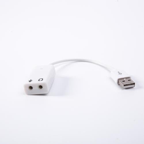 Raspberry Pi USB Ses Kart Modülü (Mikrofon ve Kulaklık Girişi)