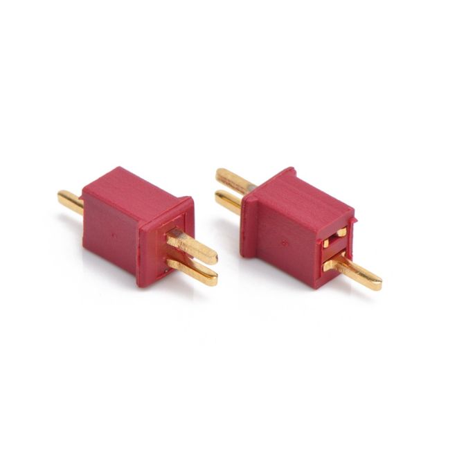 Mini T Plug Batarya Konnektörü (WLtoys W977 Mini Uyumlu) (Erkek-Dişi Set)