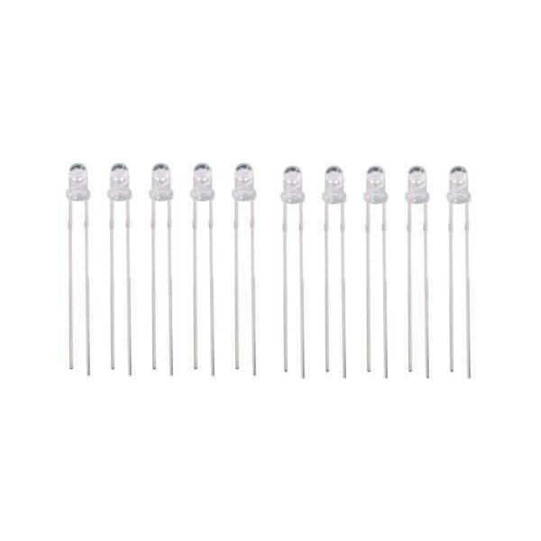 3 mm Şeffaf Beyaz Led Paketi