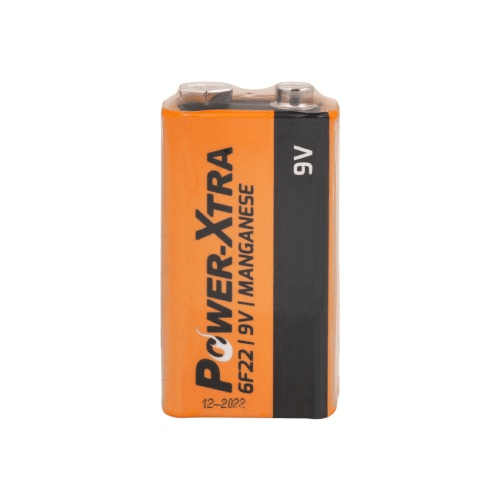 Power-Xtra 9V Çinko Manganez Pil 6F22