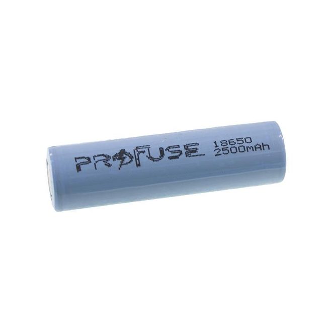 18650 3.7 V 2500mAh Li-ion Şarjlı Pil Kutup Başsız