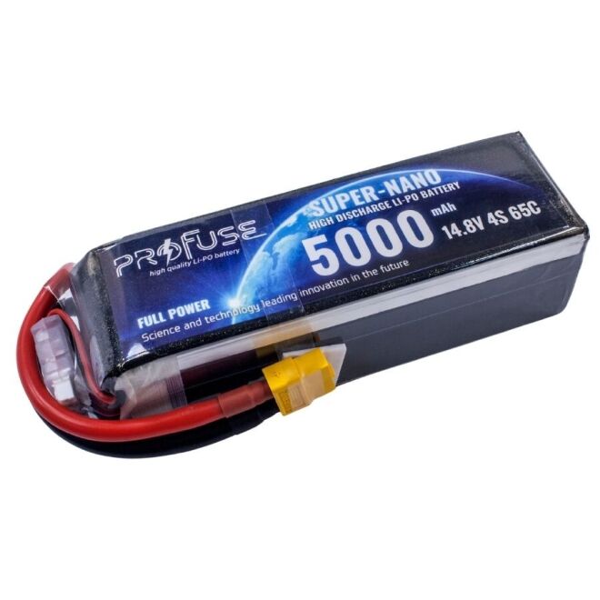 14.8 V 4S Lipo Batarya-Pil 5000 mAh 65C