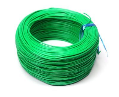100 Metre Tek Damarlı Montaj Kablosu 24 AWG - Yeşil