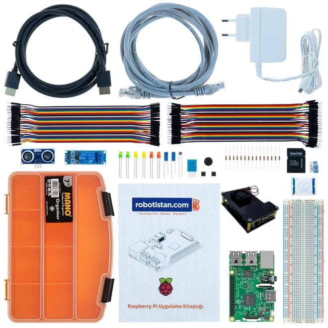 Raspberry Pi 3 Model B+ Süper Başlangıç Seti