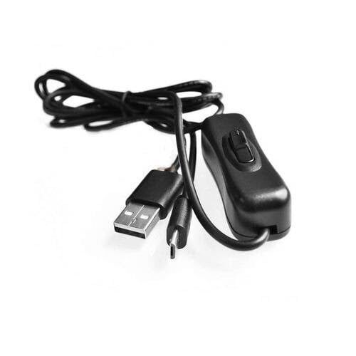 USB Güç Kablosu A'dan B'ye (Dahili Güç Anahtarı)