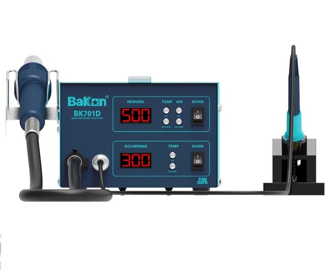 Bakon BK701D Intelligent 2 in 1 Havya - Lehimleme İstasyonu
