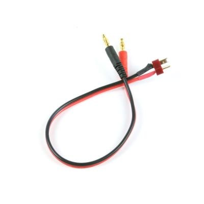 4 mm Banana - Erkek T Plug Dönüştürücü Kablo - 30 cm, 18 AWG