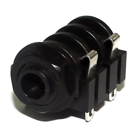Conector Jack P10 Mono LS2028 Plástico com Rosca