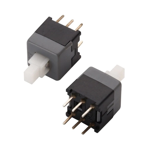 Chave Botão 8,5x8,5mm 6T sem Trava