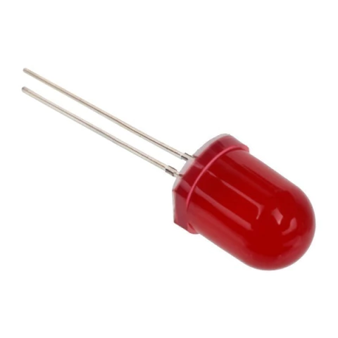 LED Difuso 10mm Vermelho
