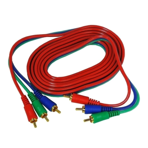 Cabo Vídeo Componente 3 x 3 RCA Macho 2m