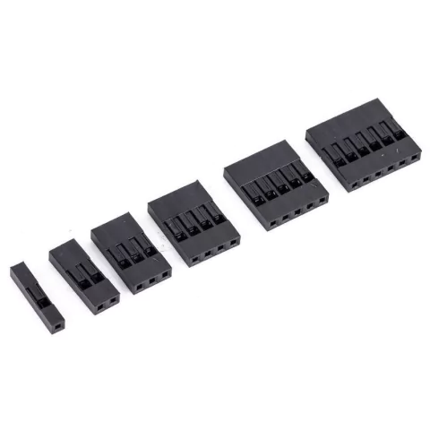 Alojamento Mini Latch Simples Passo 2.54mm