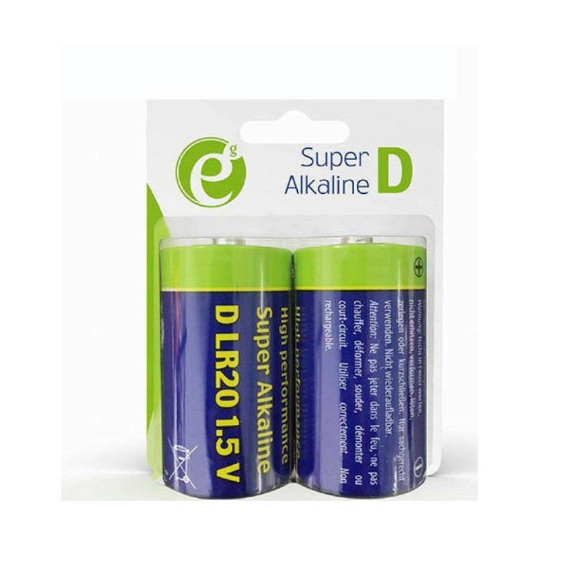 ALKALINE D-CELL BATTERY 2-PACK