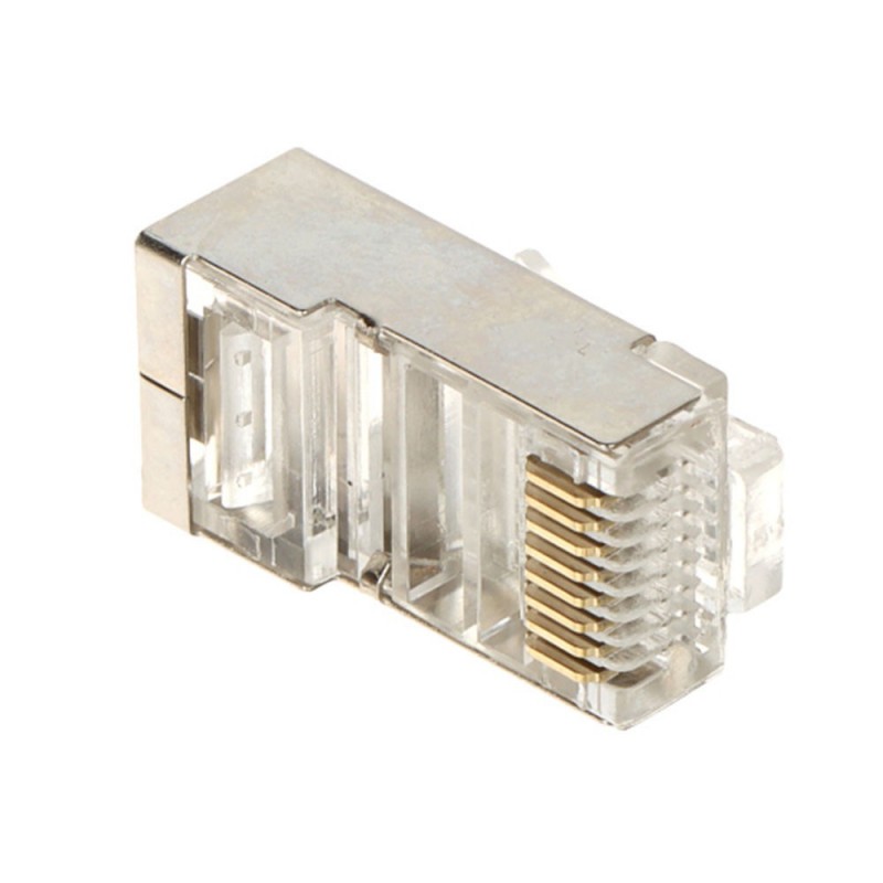 RJ45T SHIELDED MODULAR PLUG EZ TYPE