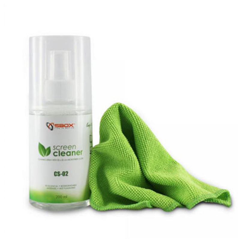 SCREEN CLEANER WITH CLOTH 200ml