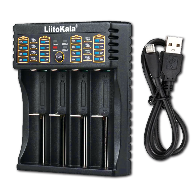 Lii 402 Ni-Cd/Ni-MH, Li-Ion 4 positions battery charger