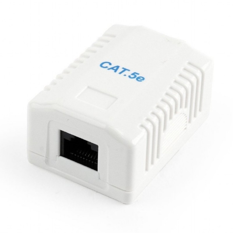 CABLEXPERT CAT5E UTP SINGLE PORT SURFACE MOUNT BOX