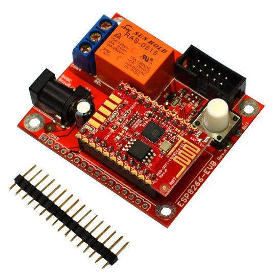 ESP8266-EVB - EVALUATION BOARD FOR ESP8266 WITH RELAY