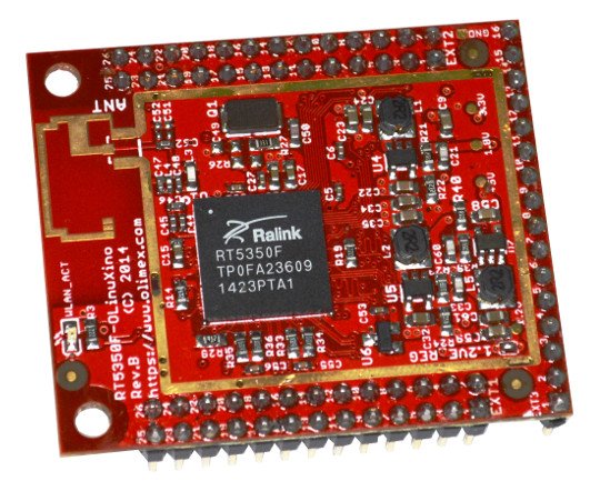 RT5350F-OLinuXino - LINUX SINGLE BOARD COMPUTER WITH RT5350F SOC