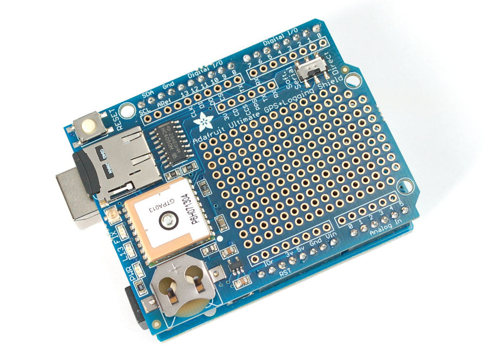Adafruit Ultimate GPS Logger Shield - Includes GPS Module -