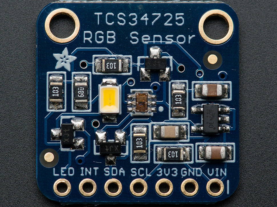 RGB Color Sensor with IR filter and White LED - TCS34725
