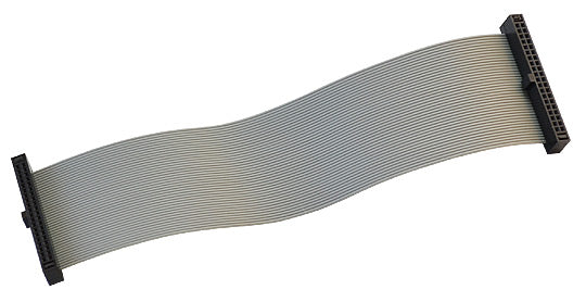 CABLE-40-40-10CM - CABLE WITH 0.05" STEP 40 PIN CONNECTORS