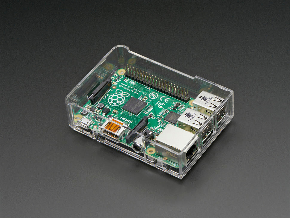 Pi Model B+ / Pi 2 Case Base - Clear