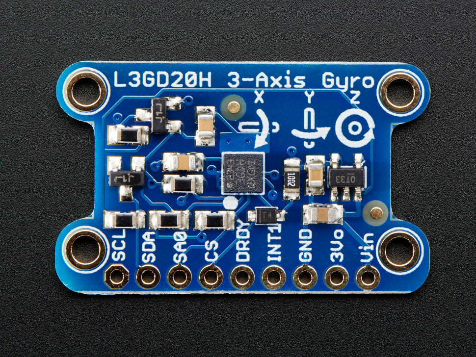 L3GD20H Triple-Axis Gyro Breakout Board - L3GD20/L3G4200 Upgrade - L3GD20H
