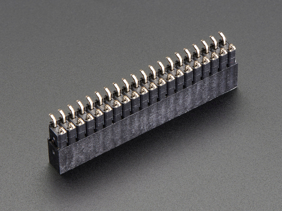 Extra-tall SMT GPIO Header for Raspberry Pi HAT - 2x20 Extra Tall Female Header