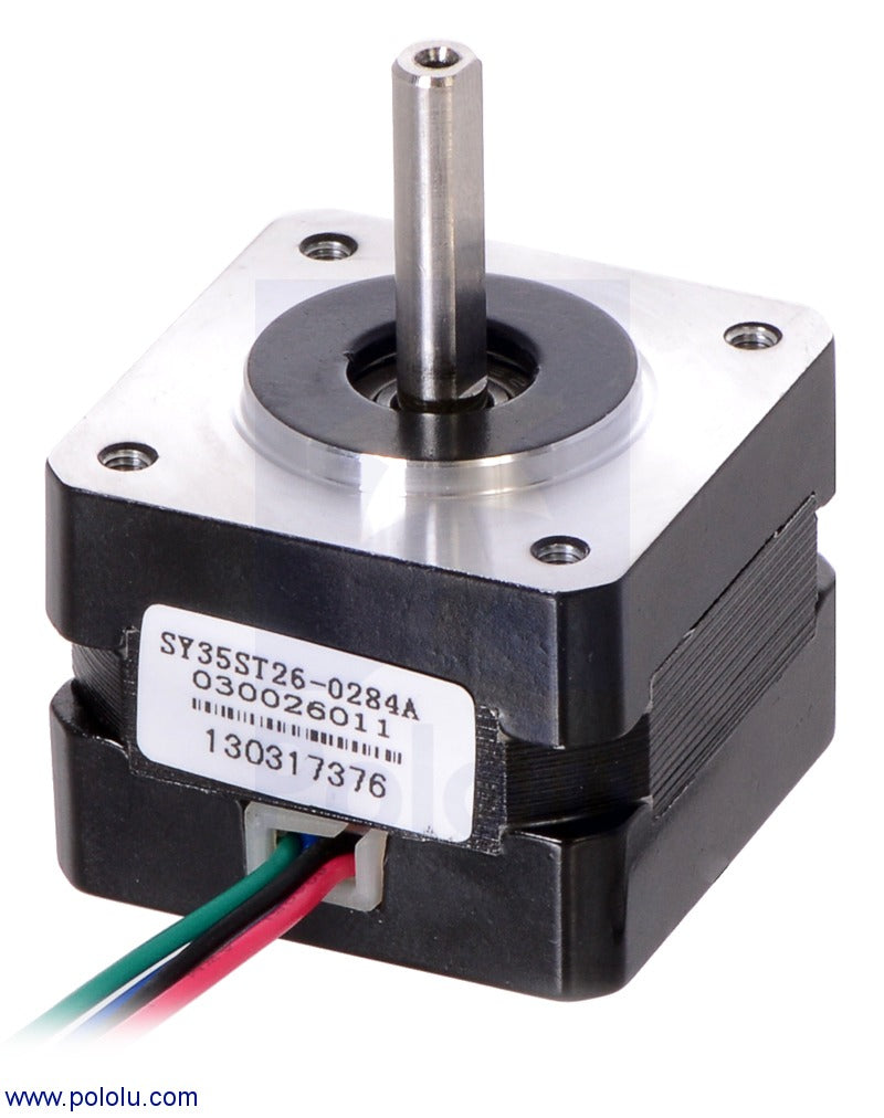 1207 - Stepper Motor: Bipolar, 200 Steps/Rev, 35x26mm, 7.4V, 280