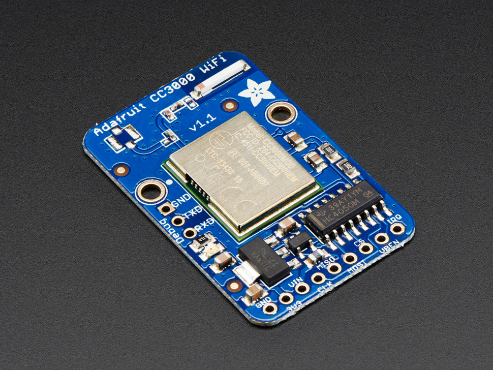 Adafruit CC3000 WiFi Breakout with Onboard Ceramic Antenna