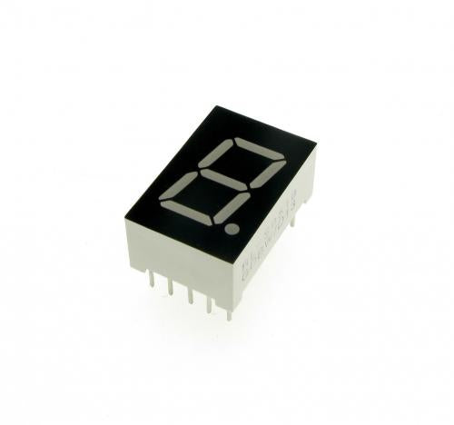 7 Segment led display - CC - orange