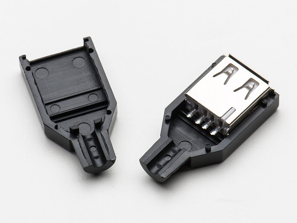 USB DIY Connector Shell - Type A Socket
