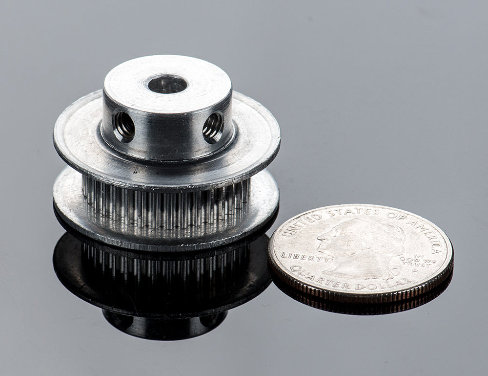 Aluminum GT2 Timing Pulley - 6mm Belt - 36 Tooth - 5mm Bore -