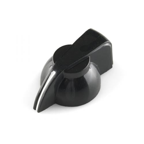 Black Chicken Head Knob for 0.25" shaft