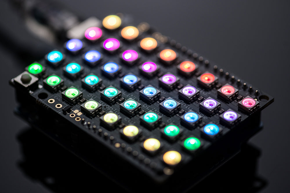 Adafruit NeoPixel Shield for Arduino - 40 RGB LED Pixel Matrix -