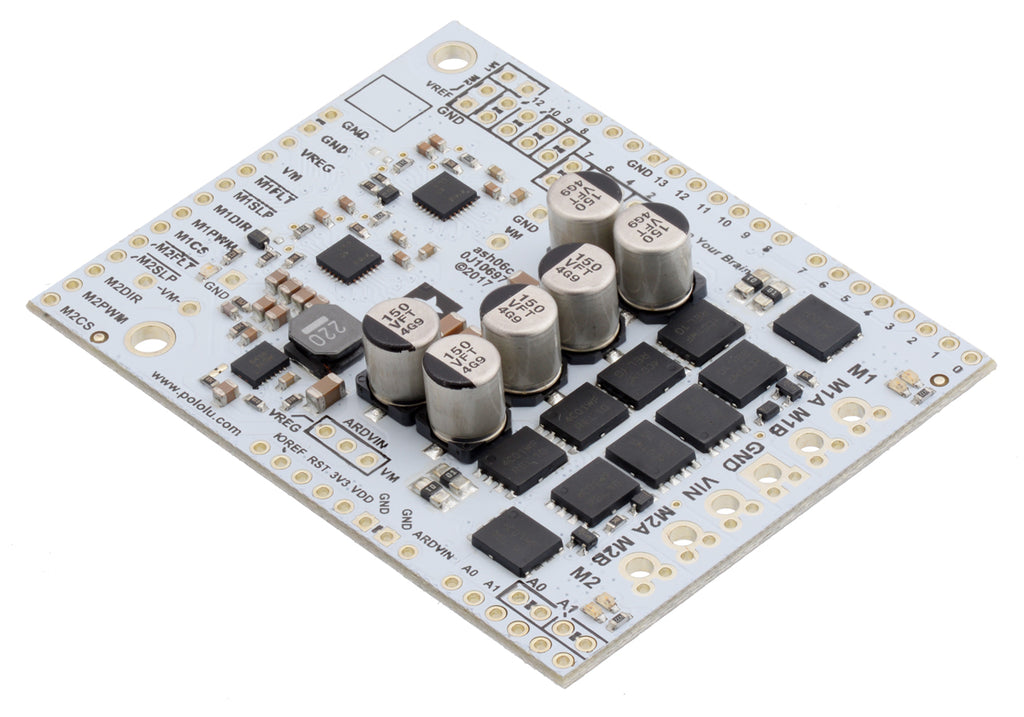 2517 - Pololu Dual G2 High-Power Motor Driver 18v22 Shield